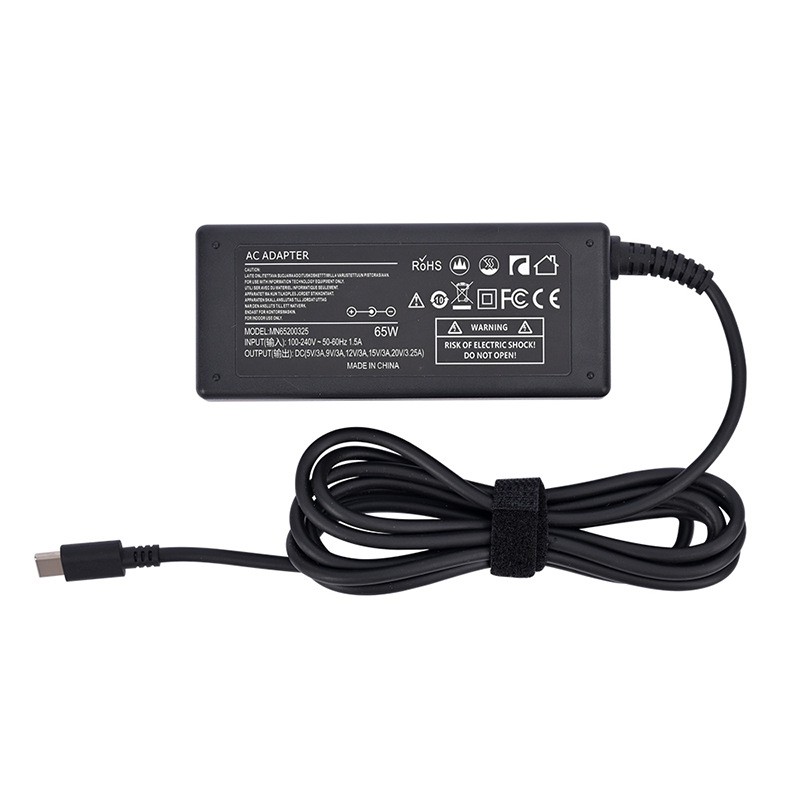 65W napájecí adaptér pro notebook typu C s rychlým nabíjením